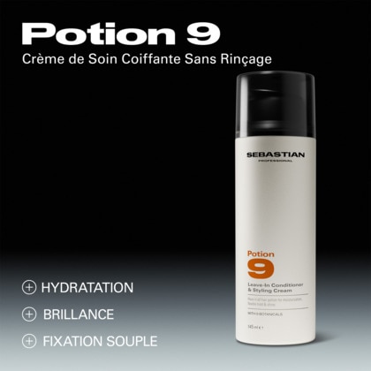 Crème de soin coiffante sans rinçage
