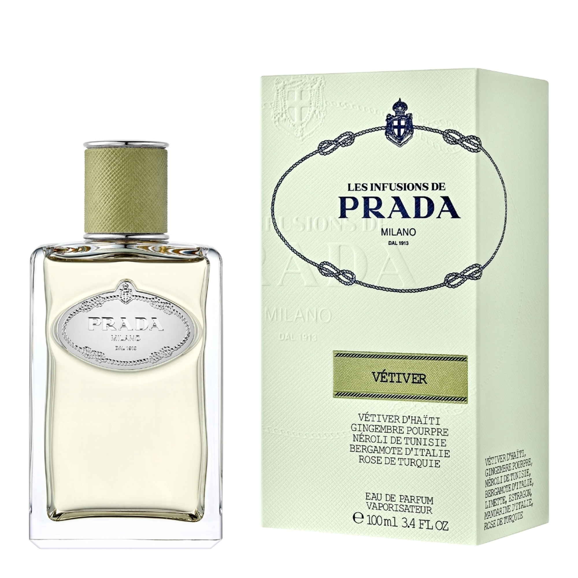 Prada - Infusion De Vetiver - Eau De Parfum Boisée Hespéridée Audacieuse - 100ml