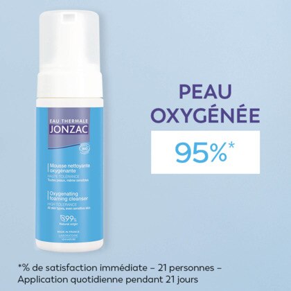 150ML EAU THERMALE JONZAC LES INDISPENSABLES Mousse nettoyante oxygénante  1 of 4 