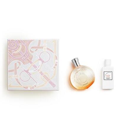  Hermès EAU DES MERVEILLES Coffret eau de toilette + lait pour le corps  1 of 4 