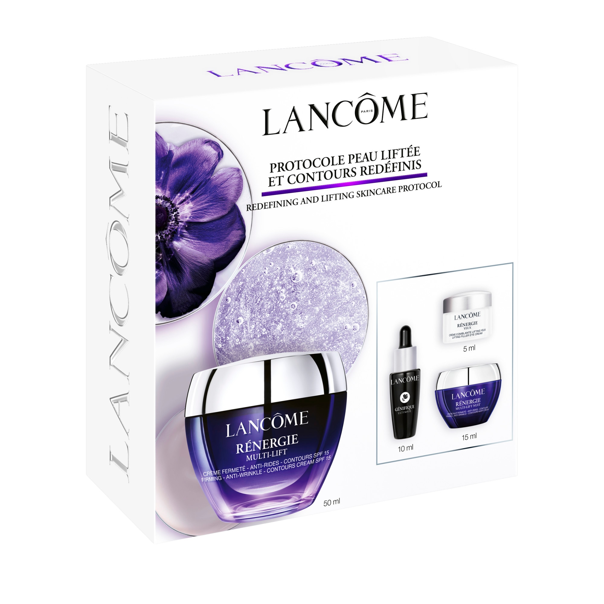 Lancôme RENERGIE Coffret - crème + sérum + crème yeux + crème nuit 1 of 4 Coffret - crème + sérum + crème yeux + crème nuit