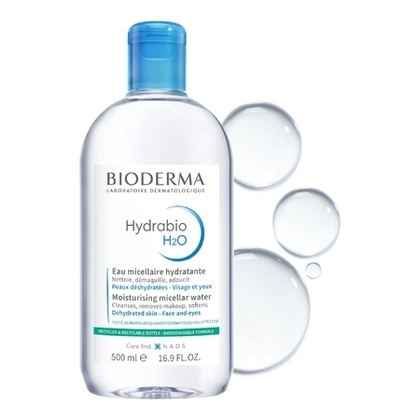 500ML BIODERMA HYDRABIO Eau micellaire hydratante - peaux sensibles déshydratées  1 of 3 