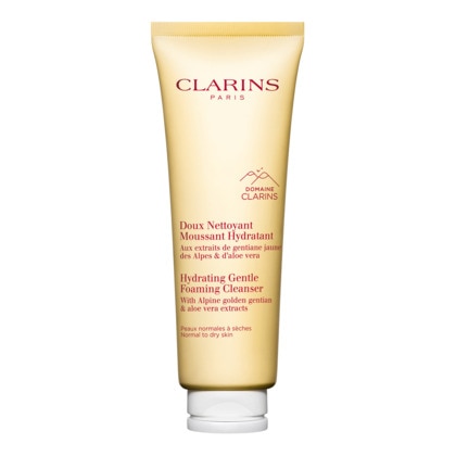 125ML Clarins DEMAQUILLANTS Doux nettoyant moussant hydratant - peaux normales à sèches  1 of 4 