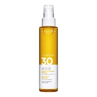 150ML Clarins HUILE SOLAIRE CORPS Huile-en-Brume Solaire Corps UVA/UVB 30  1 of 2 