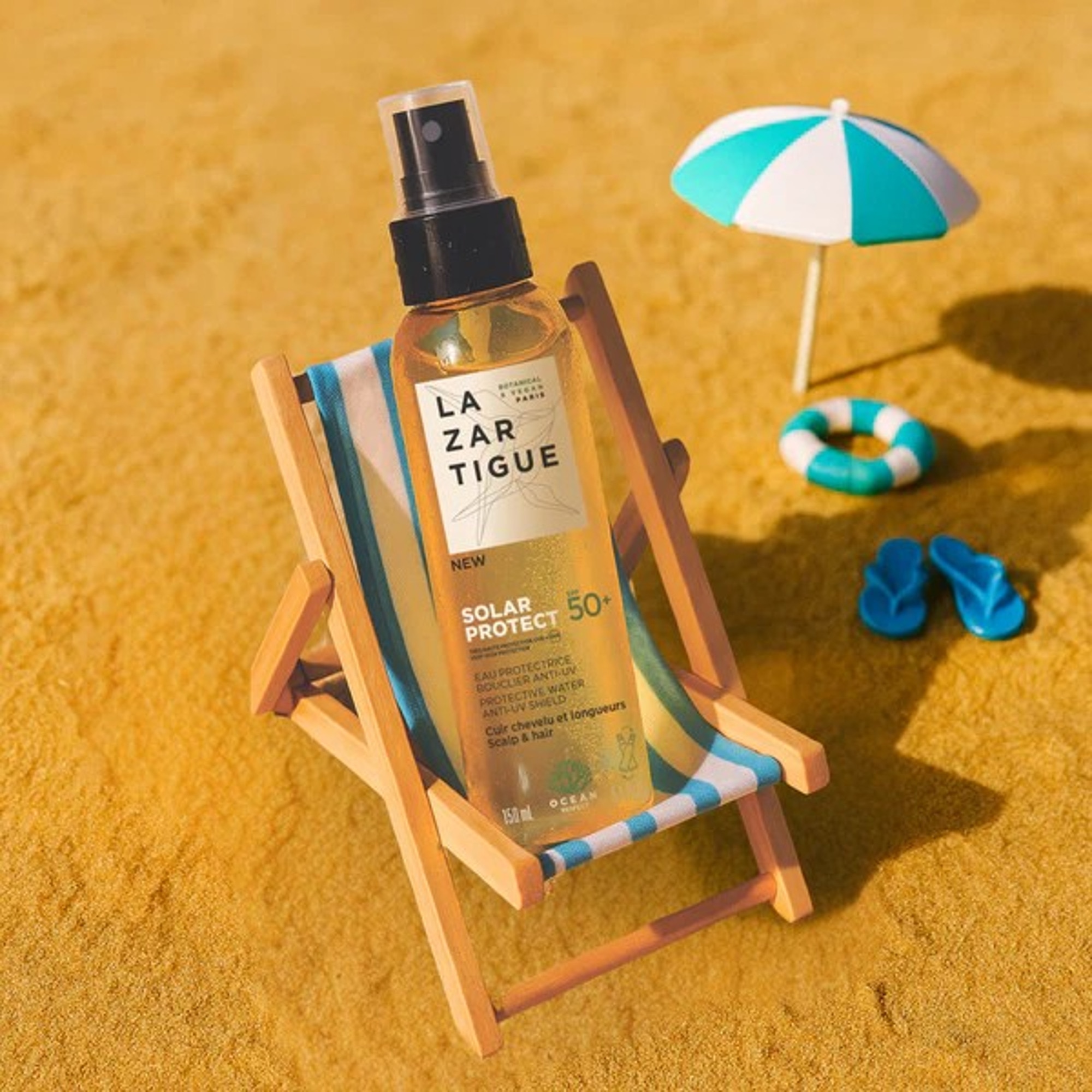 100ML LAZARTIGUE SOLAR PROTECT SPF50+ Eau protectrice bouclier anti-uv  1 of 4 