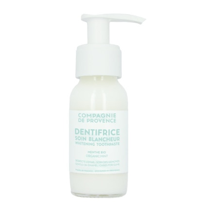 50mL LA COMPAGNIE DE PROVENCE HYGIENE Dentifrice soin blancheur bio - format mini  1 of 4 