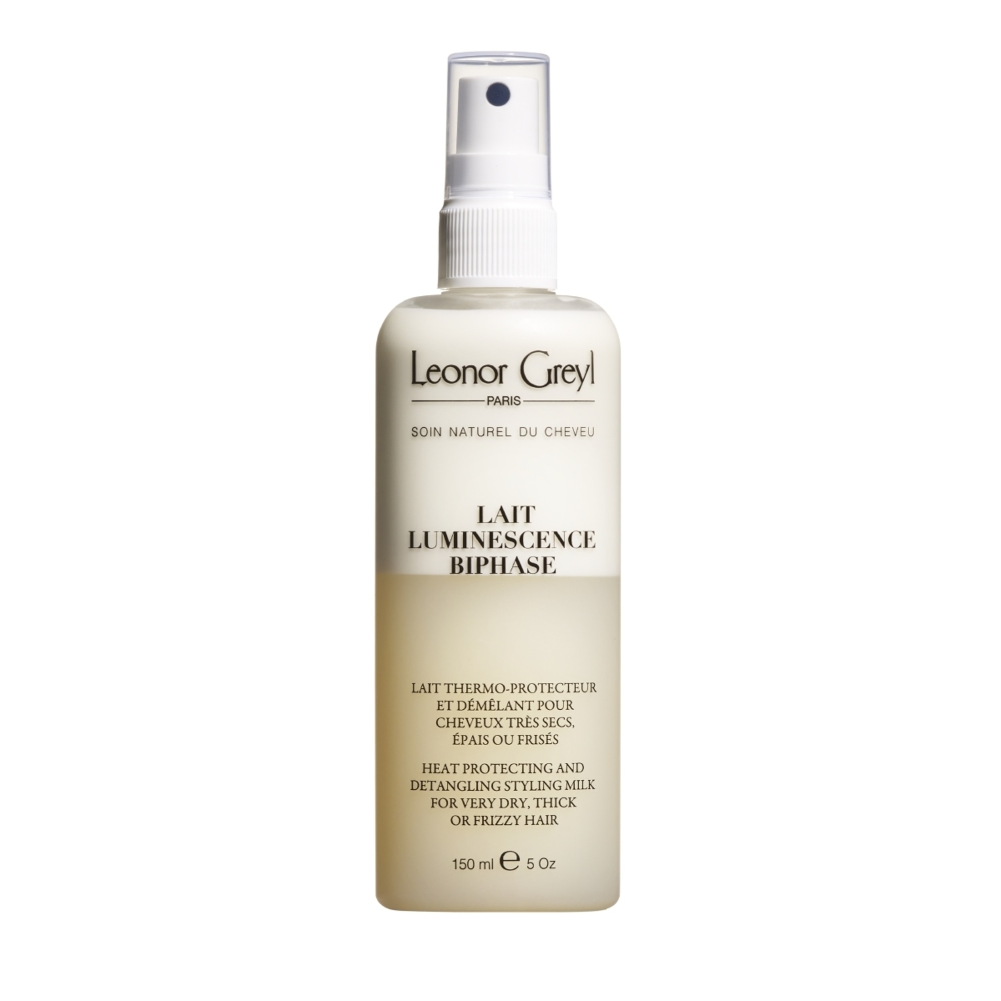 Leonor Greyl - Lait Luminescence Biphase - Lait Thermo-protecteur Démêlant Cheveux Très Secs, Épais Ou Frisés - 150ml