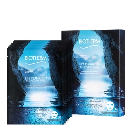 6PIECES BIOTHERM LIFE PLANKTON™ Masque hydratant & régénérant actif fondamental  1 of 4 