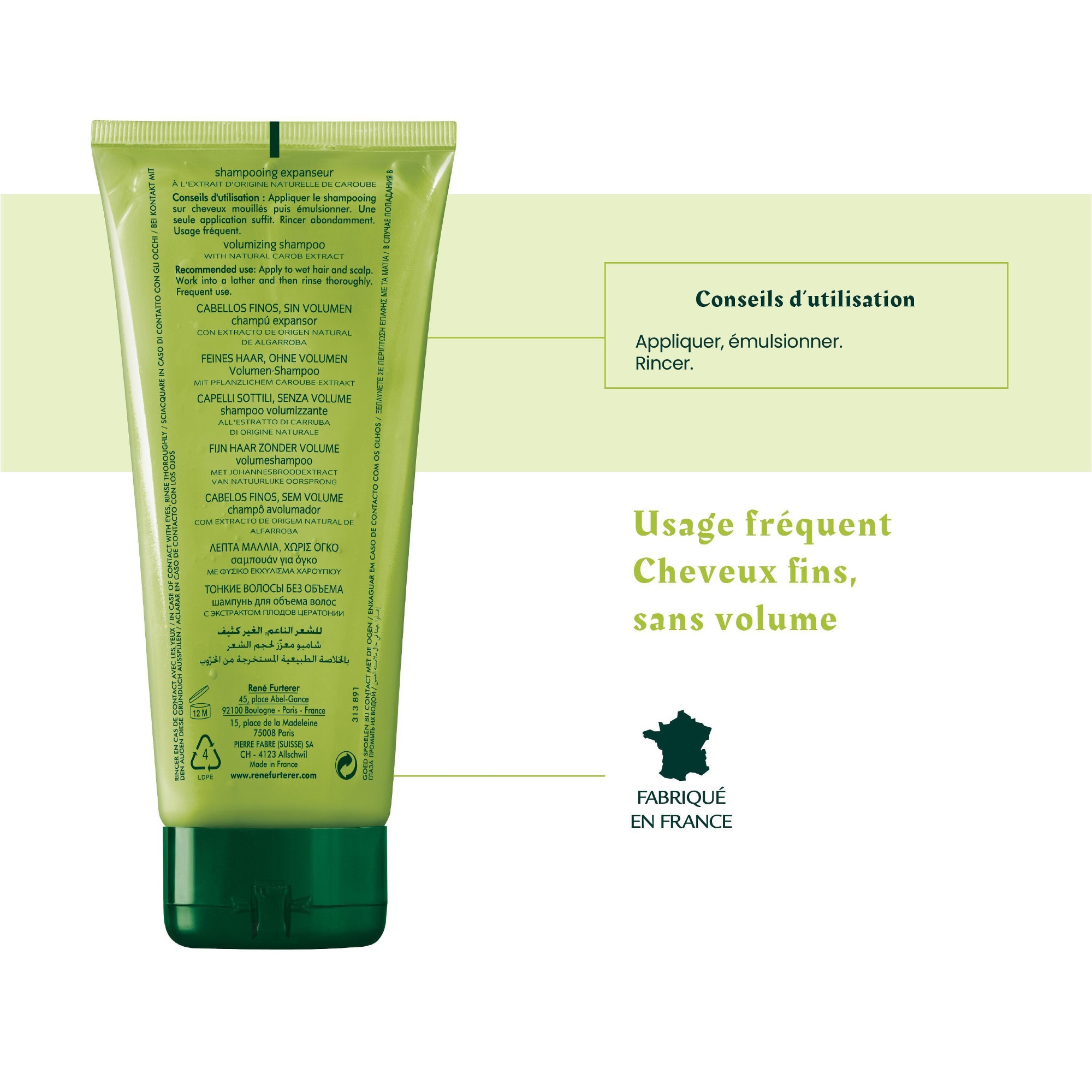 200ML RENE FURTERER VOLUMEA Shampooing expanseur volume pour cheveux fins ou sans volume 1 of 4
