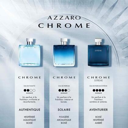  AZZARO CHROME Coffret eau de toilette + shampooing pour le corps & cheveux  1 of 4 