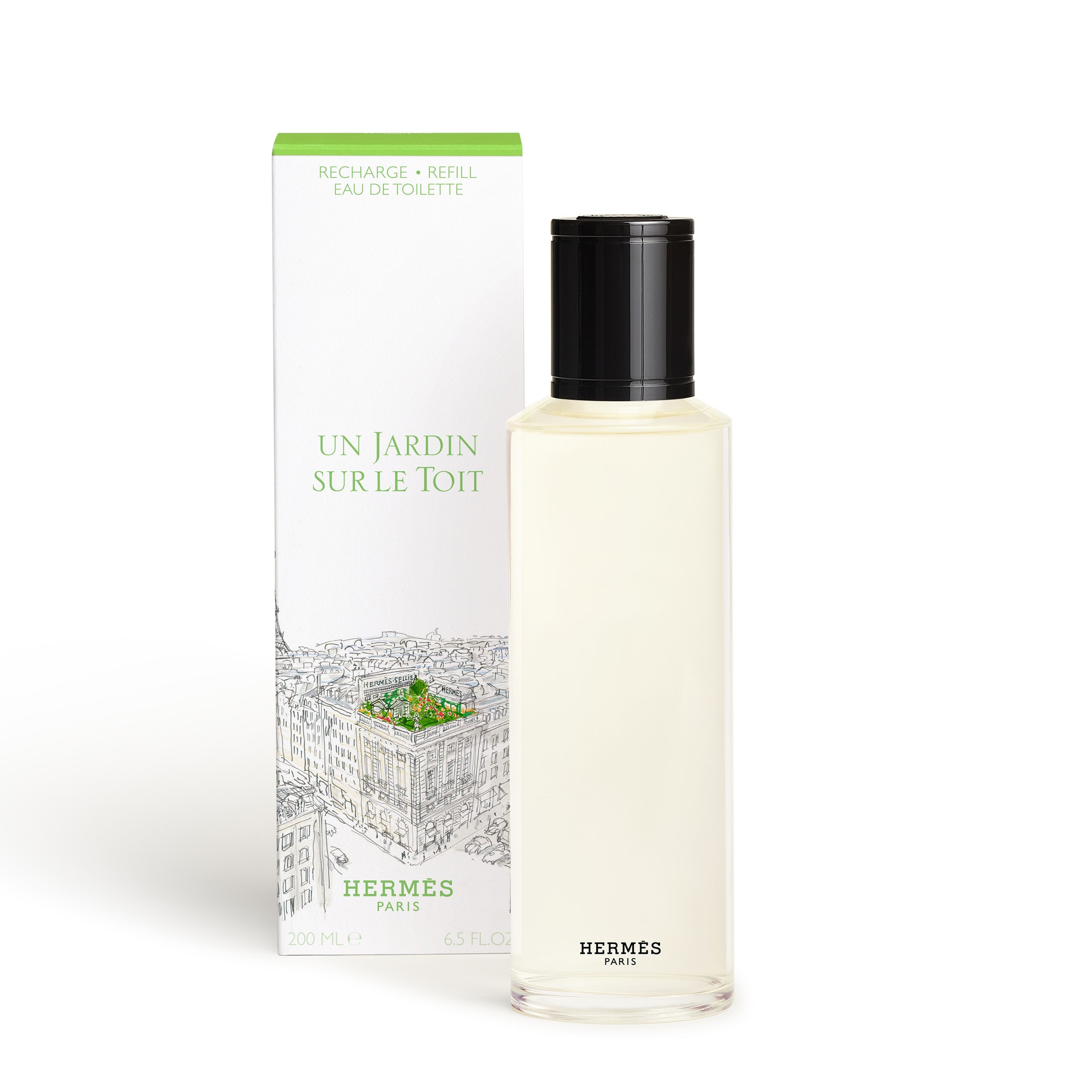 200ML Hermès UN JARDIN SUR LE TOIT Eau de toilette - recharge  1 of 4 