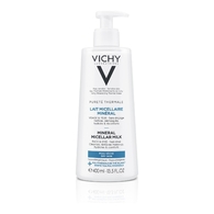 400ML VICHY PURETE THERMALE Lait démaquillant visage et yeux sans rinçage  1 of 2 