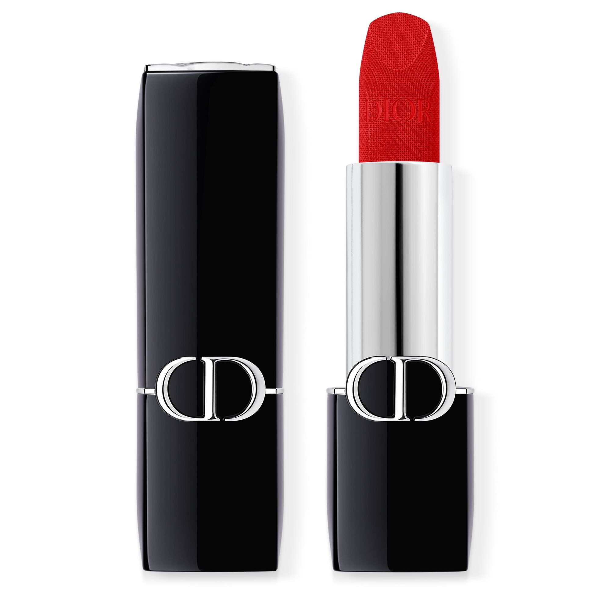 DIOR ROUGE DIOR Rouge à lèvres - confort et longue tenue - 2 finis : satin ou velvet Rouge à lèvres - confort et longue tenue - 2 finis : satin ou velvet