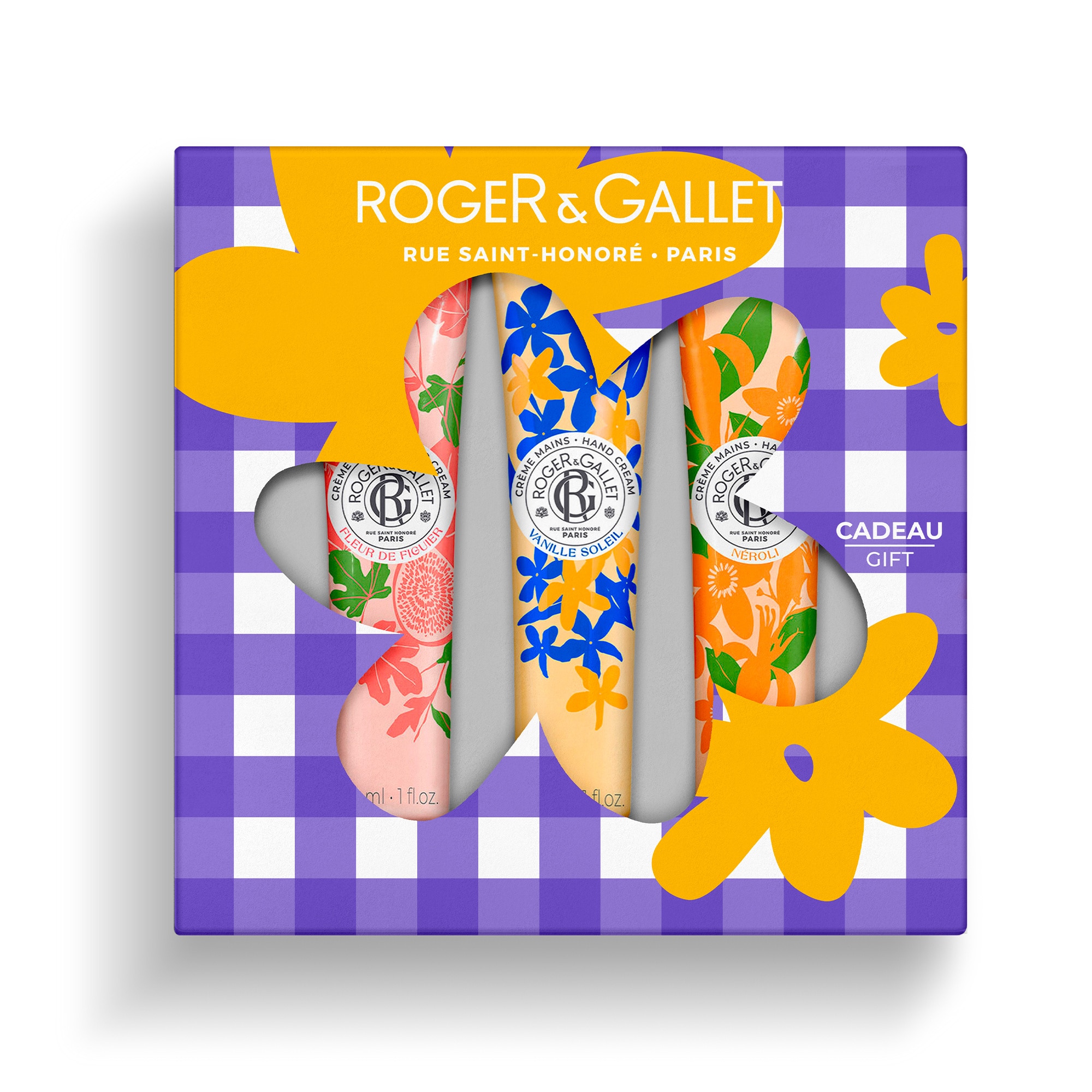Roger & Gallet - Coffret - Coffret - Trio Crèmes Mains - Fleur De Figuier, Vanille Soleil, Néroli