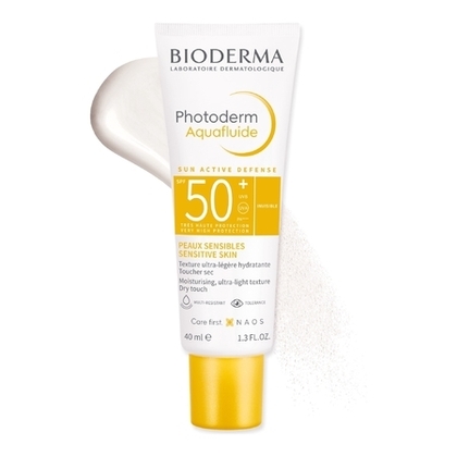 40ML BIODERMA PHOTODERM AQUAFLUIDE Fluide texture ultra-légère hydratante - peaux sensibles  1 of 2 