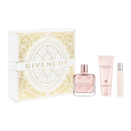  GIVENCHY IRRESISTIBLE GIVENCHY Coffret eau de parfum + lotion hydratante pour le corps + vaporisateur de voyage  1 of 1 Coffret eau de parfum + lotion hydratante pour le corps + vaporisateur de voyage