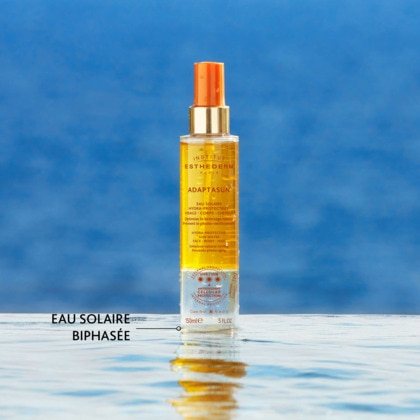 Eau solaire haute protection bronzante