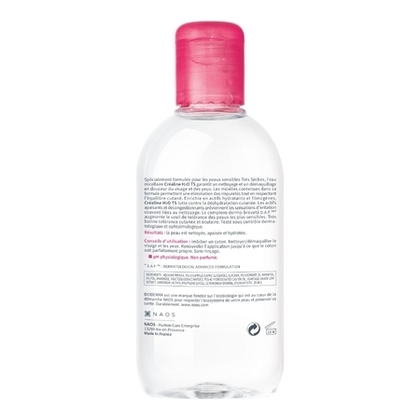 Eau micellaire démaquillante - peaux très sèches