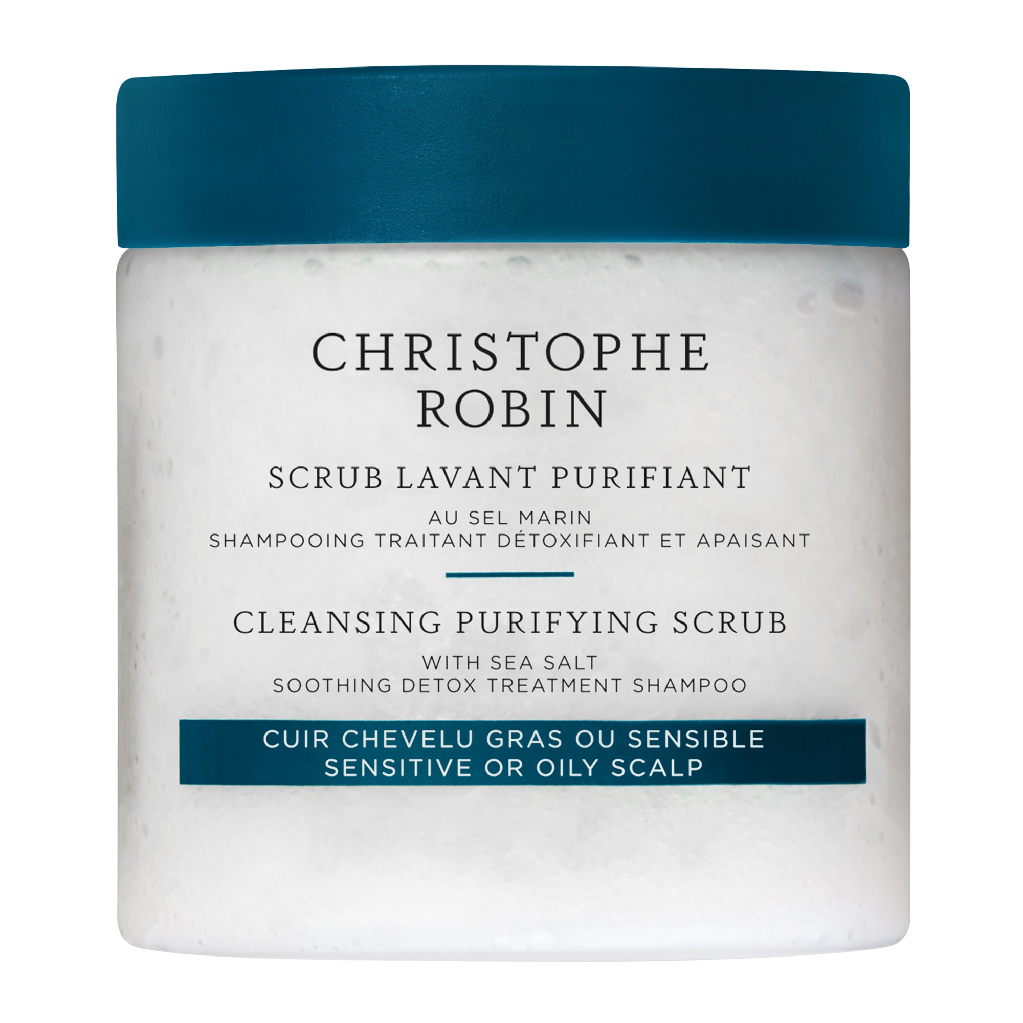Christophe Robin - Purifiante - Scrub Lavant Purifiant Au Sel Marin - 250ml