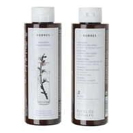 250ml KORRES AMANDE & GRAINES DE LIN Shampoing pour cheveux secs  & abîmés, Amande & graines de Lin  1 of 2 