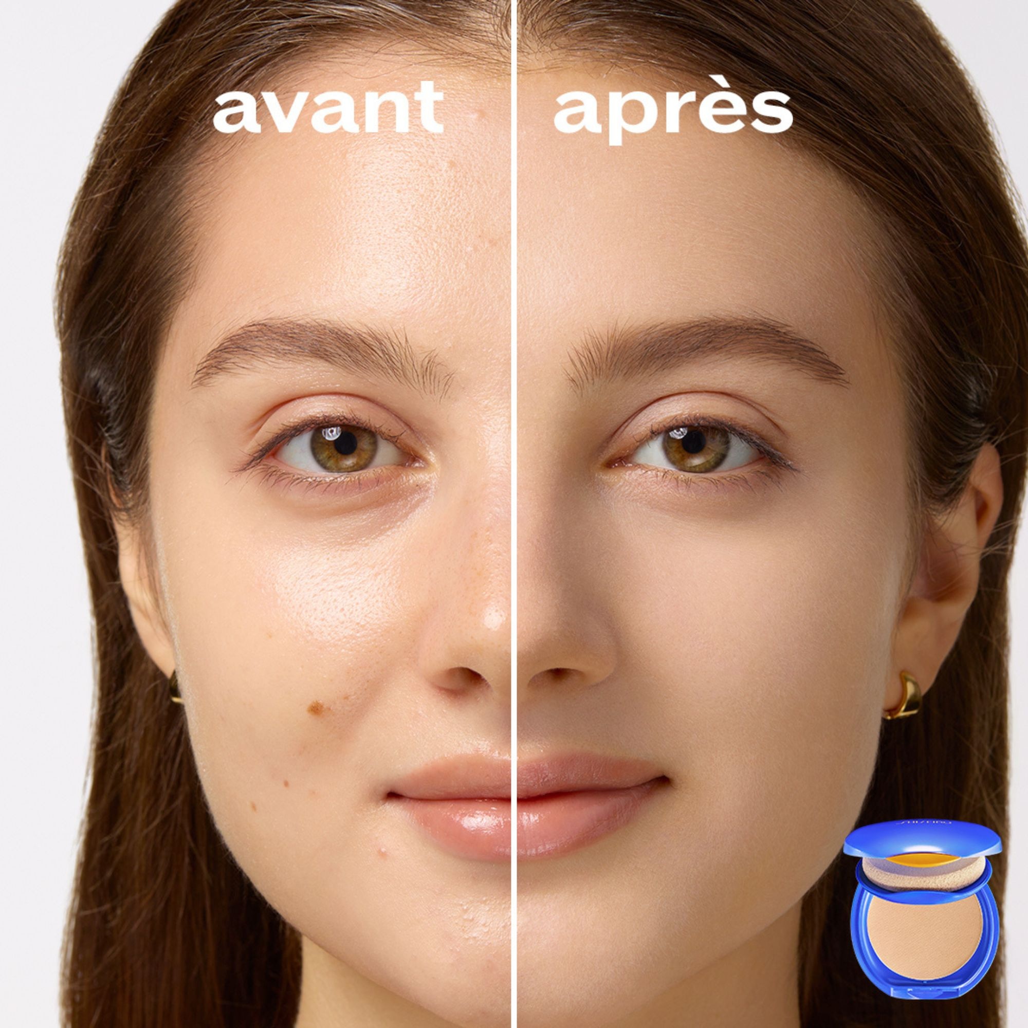  Shiseido EXPERT SUN PROTECTOR Fond de teint compact protecteur uv spf30 - recharge  1 of 3 