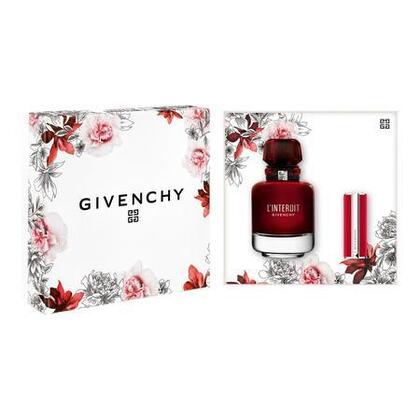  GIVENCHY L'INTERDIT GIVENCHY EAU DE PARFUM ROUGE Coffret eau de parfum rouge + mini le rouge deep velvet  1 of 4 