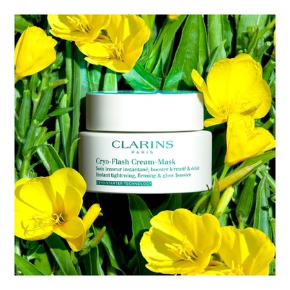 75ML Clarins CRYO-FLASH CREAM-MASK Cryo-flash masque-crème  Effet lift immédiat, fermeté & éclat  1 of 4 