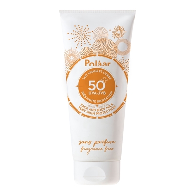 Polaar - Sun - Lait Solaire Visage & Corps Spf50+ Très Haute Protection Sans Parfum - 150ml