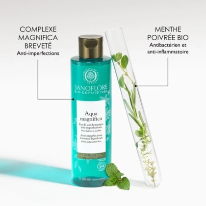 Lotion visage purifiante anti-imperfections certifiée bio - peaux grasses adolescents & adultes