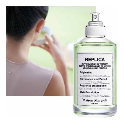 100ML MAISON MARGIELA REPLICA Matcha Meditation Eau de Toilette Florale Hespéridé  1 of 4 