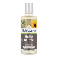 Huile Neutre bio - 100% pure - massage et soin