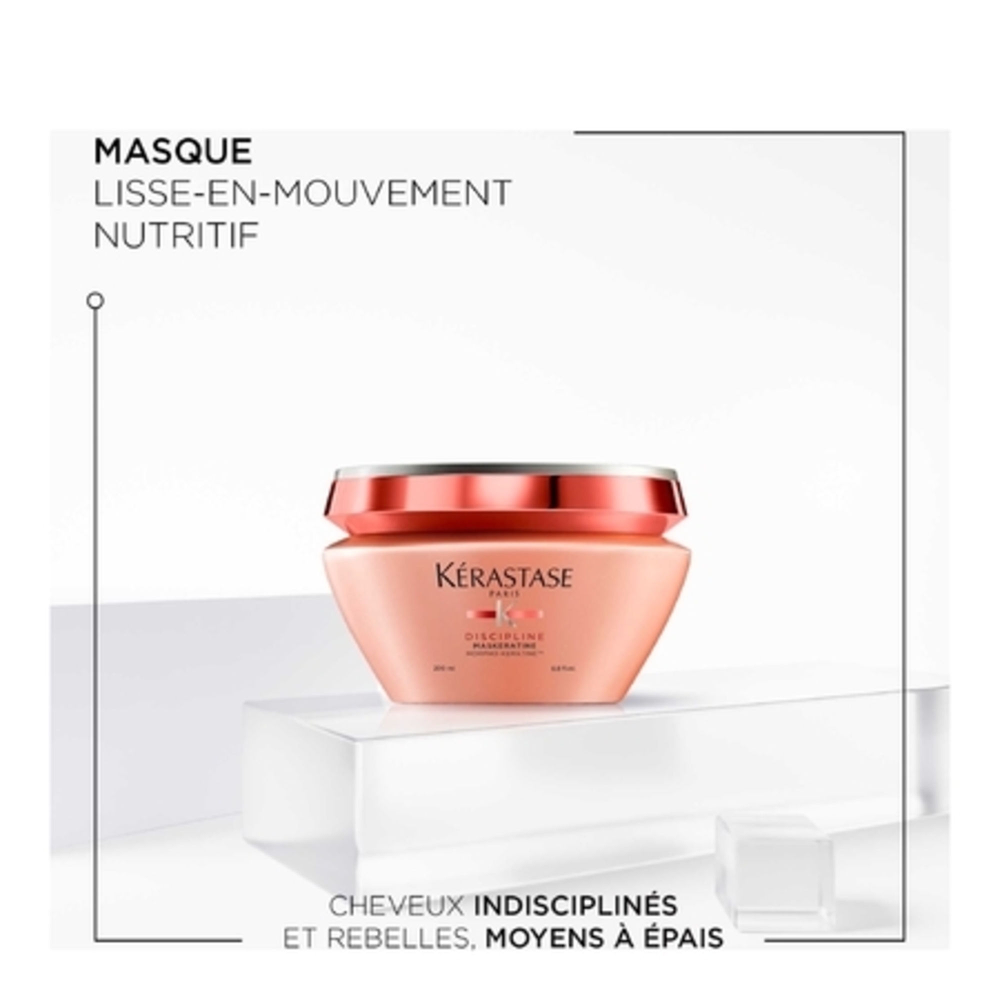 Maskératine cheveux indisciplinés