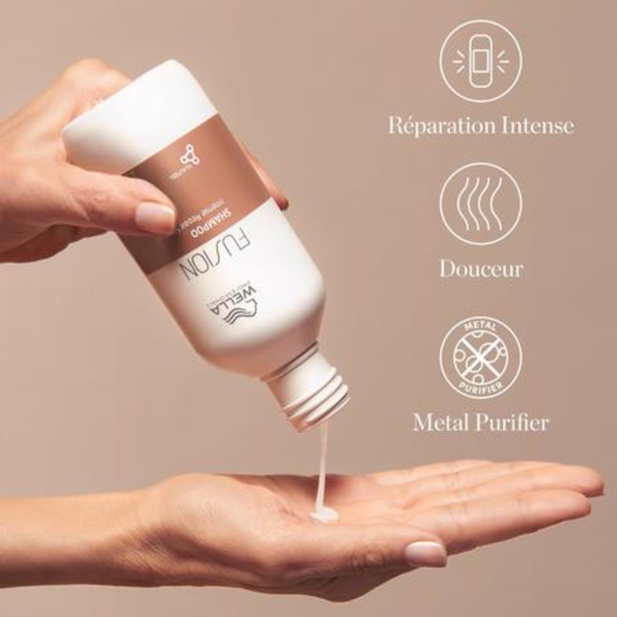 Shampoing réparation intense pour cheveux abîmés et fragilisés