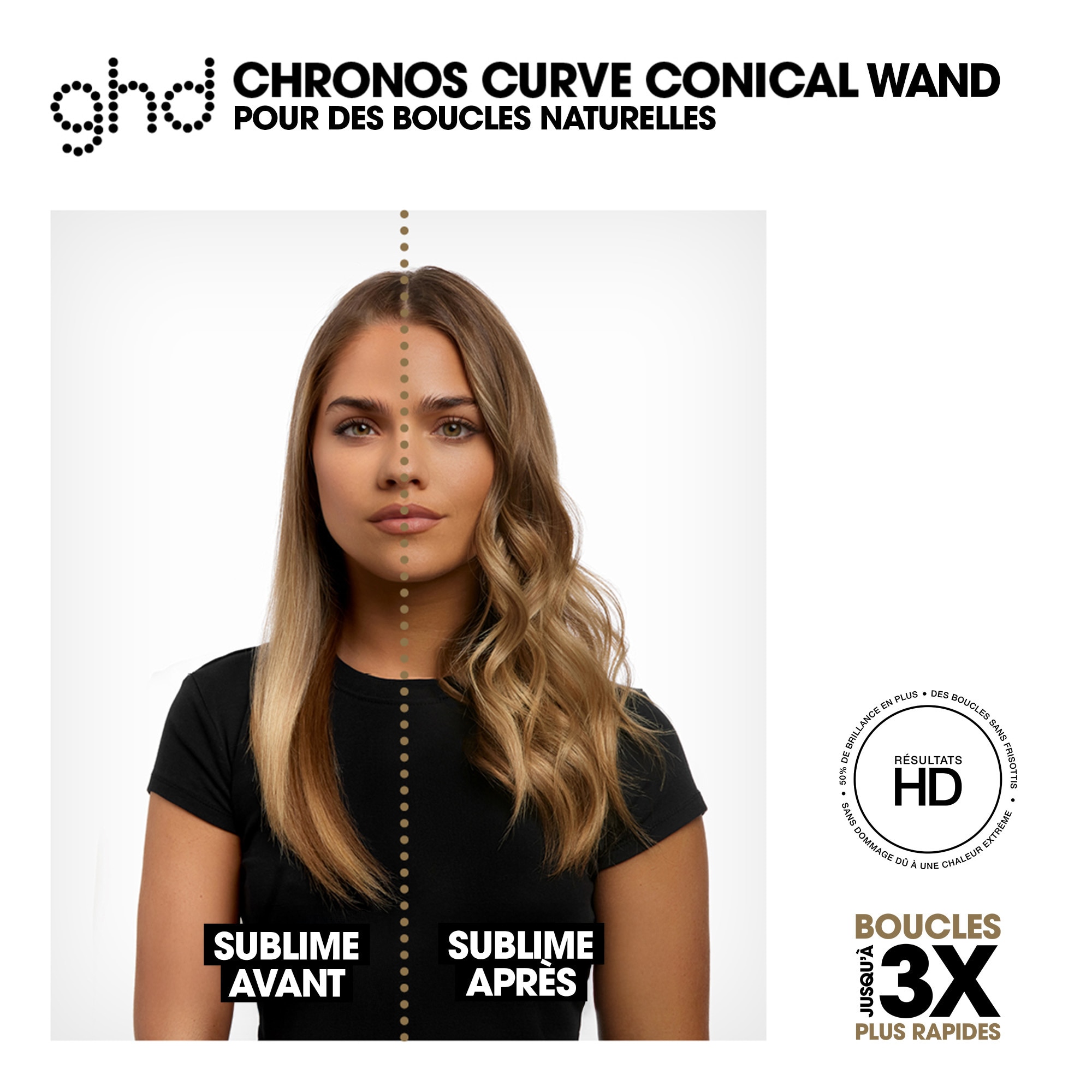 Boucleur conical wand