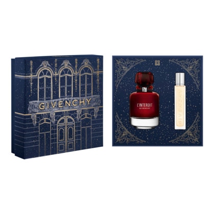  GIVENCHY L'INTERDIT Coffret - eau de parfum rouge + vaporisateur de voyage  1 of 4 