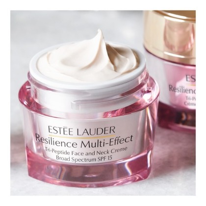 50ML Estée Lauder RESILIENCE LIFT Crème Tri-Peptide Visage et Cou - Peaux sèches  1 of 2 