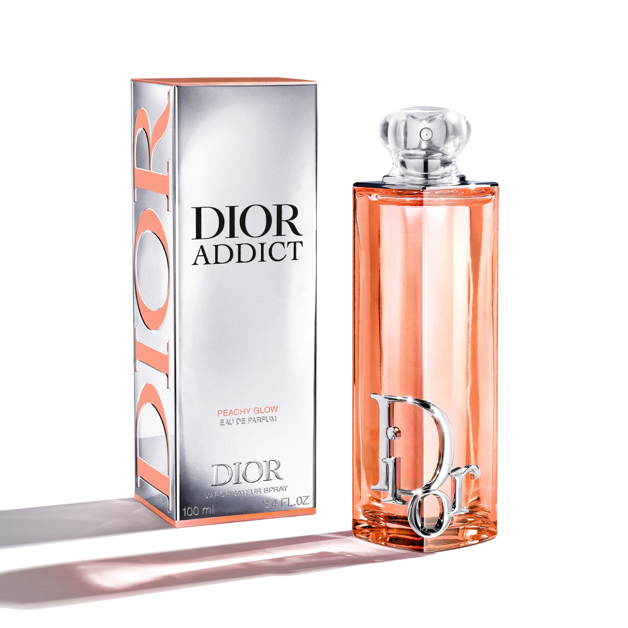 100mL DIOR DIOR ADDICT PEACHY GLOW Eau de parfum - notes de jasmin et de pêche  1 of 4 