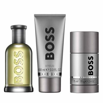  HUGO BOSS BOSS BOTTLED Coffret eau de toilette + gel douche + déodorant stick  1 of 2 