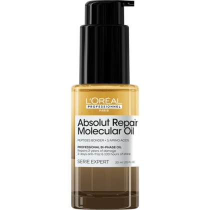 30mL L'ORÉAL PROFESSIONNEL SERIE EXPERT ABSOLUT REPAIR MOLECULAR Huile bi-phase 1 of 1