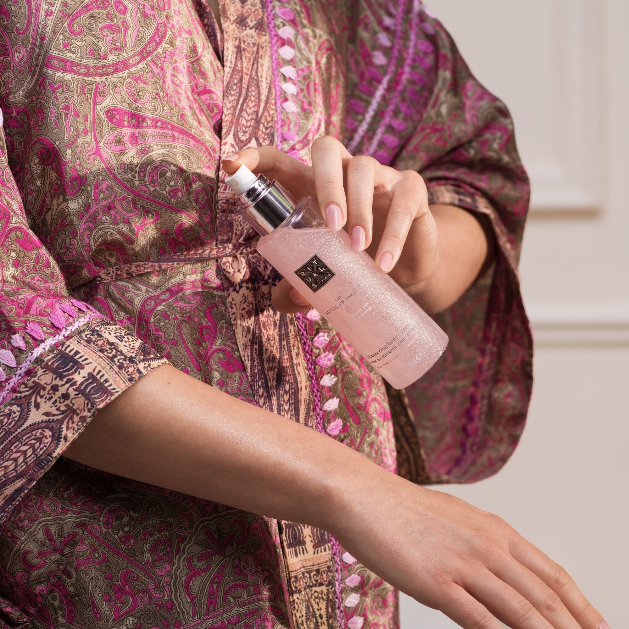 Brume scintillante corps