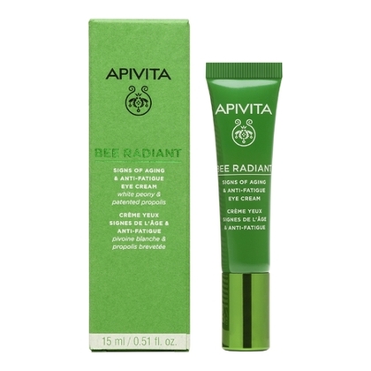 15ML APIVITA BEE RADIANT Crème anti-âge et Anti-fatigue contour des yeux  1 of 2 