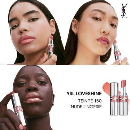  Yves Saint Laurent LOVESHINE Rouge à lèvres brillant et soin  1 of 4 