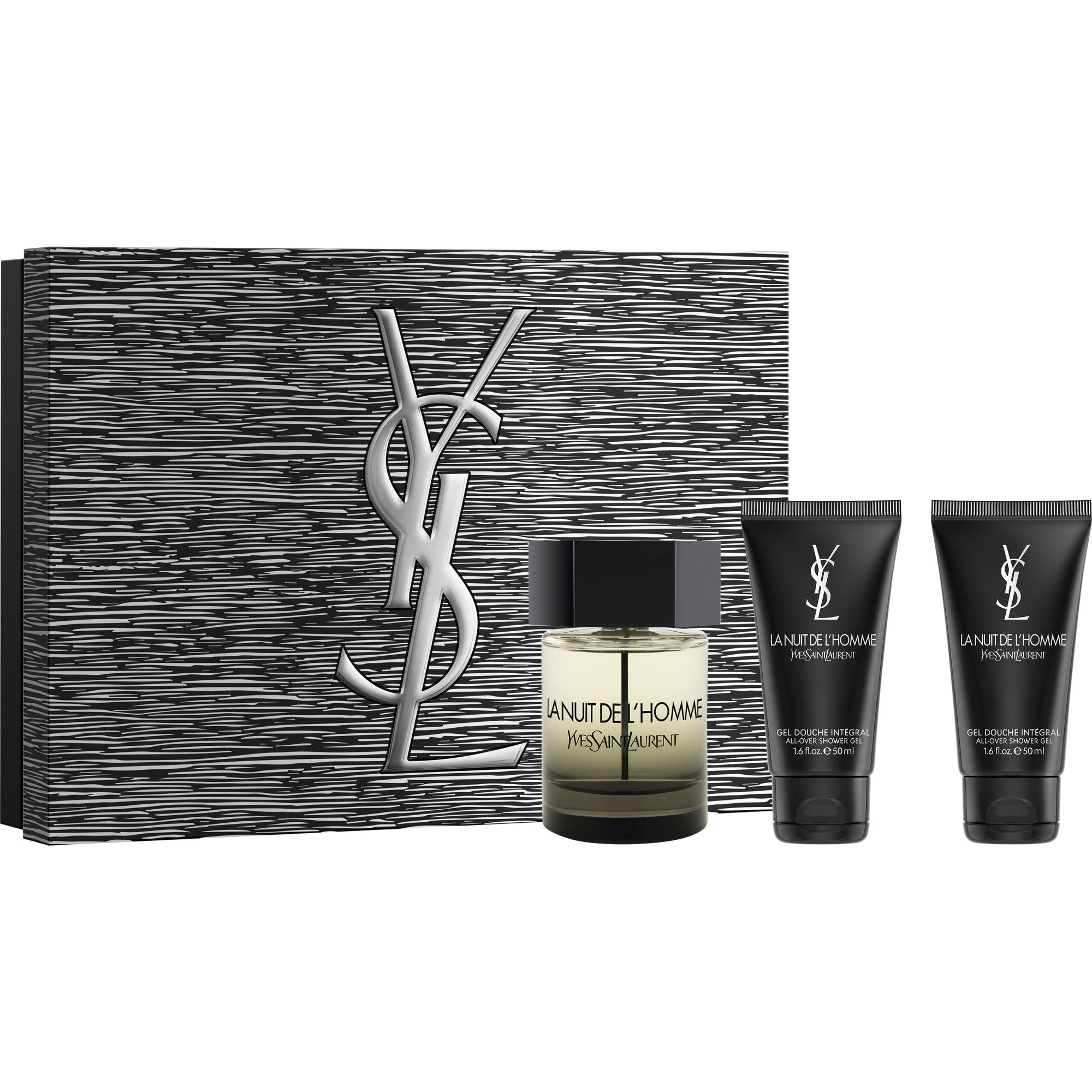  Yves Saint Laurent LA NUIT DE L'HOMME Coffret eau de toilette + 2 gels douche  Coffret eau de toilette + 2 gels douche