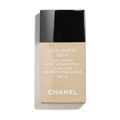  CHANEL VITALUMIÈRE AQUA TEINT PARFAIT EFFET SECONDE PEAU SPF 15  1 of 2 