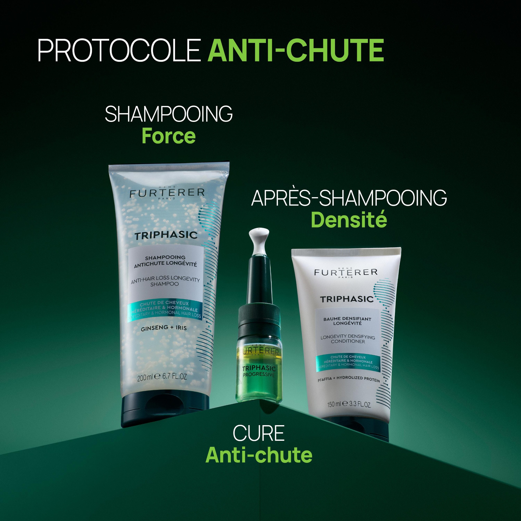 Traitement antichute longévité & densité ( x8 ampoules)