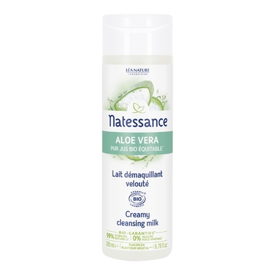 Natessance - Aloe Vera - Lait Démaquillant Onctueux - 200ml