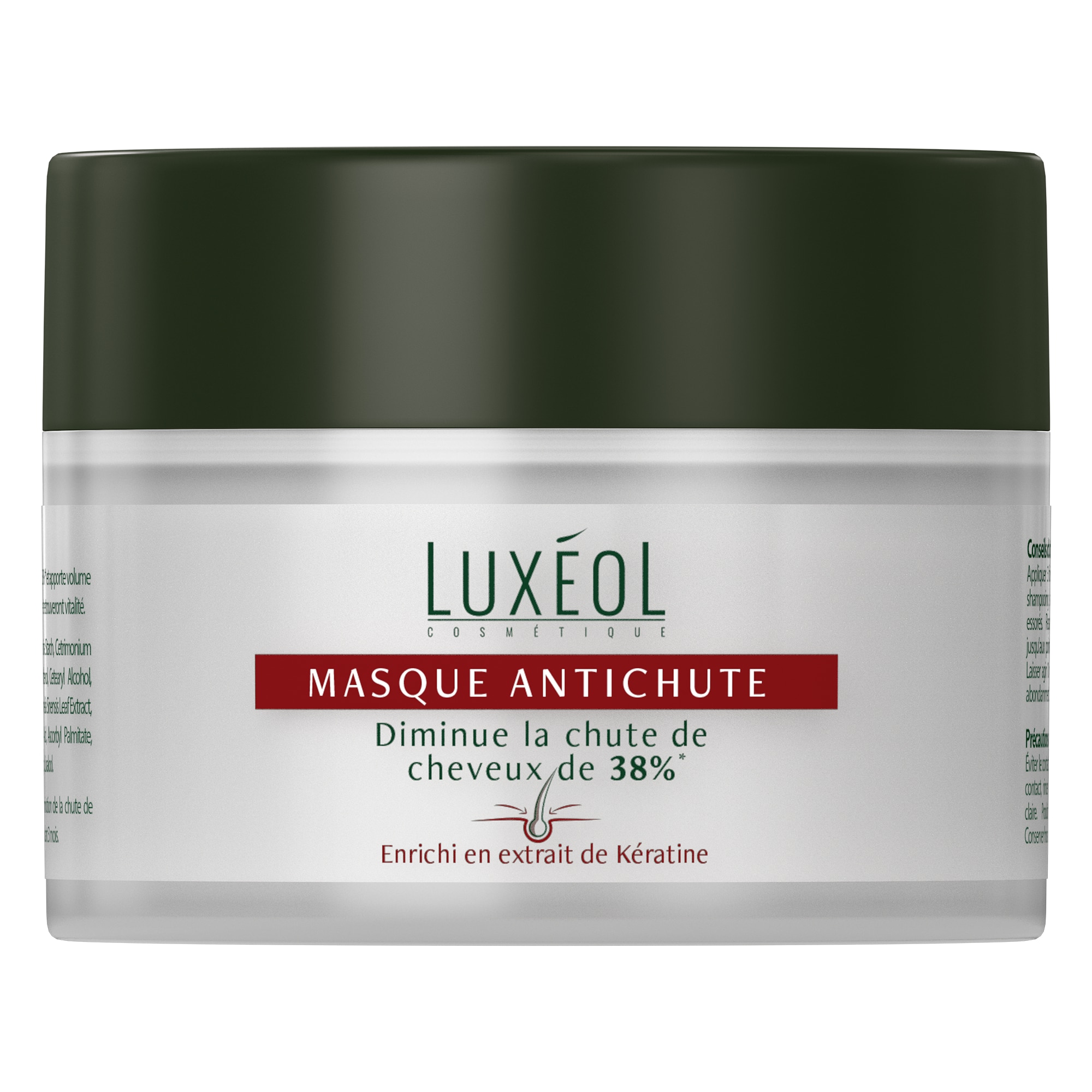 Luxeol - Capillaire - Masque Antichute À L'extrait De Kératine - 200ml