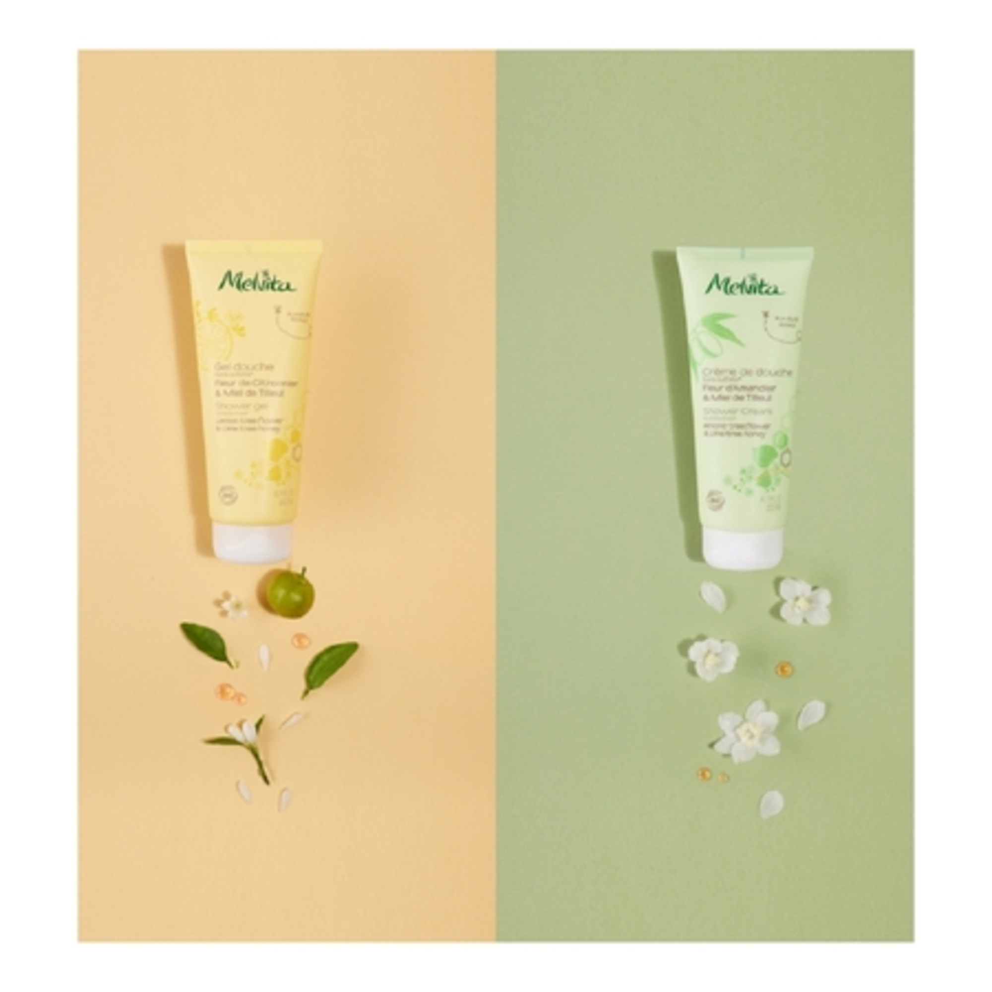 Douche fleur citronnier & miel de tilleul