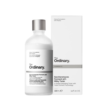 100ML THE ORDINARY TEINT INÉGAL/ÉCLAIRCISSANT Tonique lacté aux ferments de saccharomyces 30%  1 of 4 