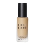  BOBBI BROWN SKIN LONG-WEAR WEIGHTLESS FOUNDATION Fond de teint longue tenue ultra-léger couvrance parfaite fini mat SPF15  1 of 2 